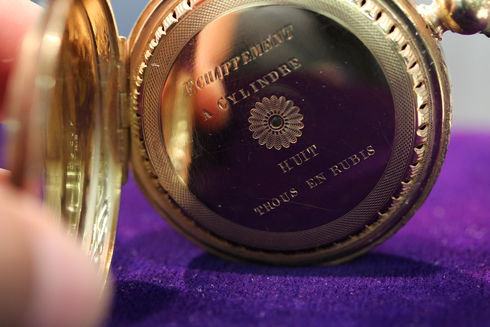 ハルディマン ショパール製 アラーム懐中時計　