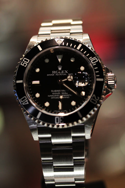 Rolex ロレックス　サブマリーナ　デイト　メンズ腕時計　16610　文字盤黒