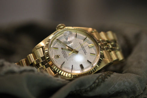 Rolex Oyster Perpetual Gold Datejust  ref 1601