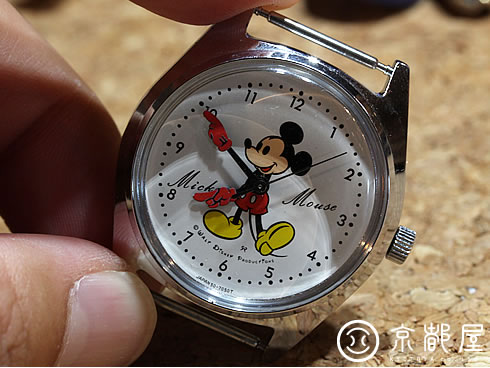 【希少】SEIKO セイコー 手巻き ミッキーマウス 腕時計　5000-7000