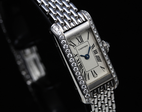 【Cartier】18k white gold & Diamond Ladies Watch (5)[1].jpg