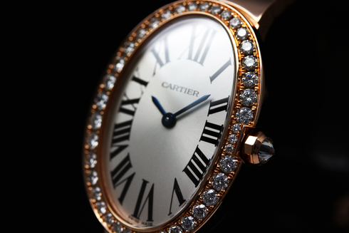 Cartier Baignoire 18K Pink Gold And Diamond Ladies watch WB520002 (7).jpg