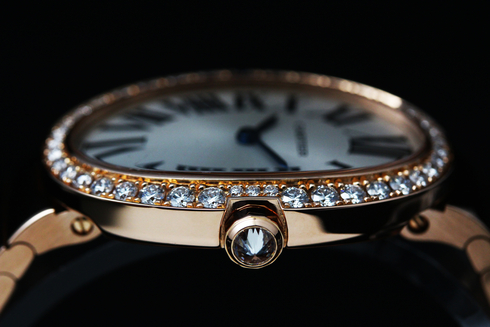 Cartier Baignoire 18K Pink Gold And Diamond Ladies watch WB520002 (1).jpg