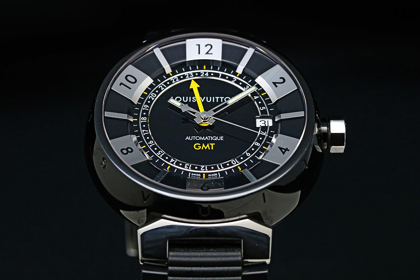 ルイヴィトン タンブールインブラック GMT Q113K オシャレ ダイバー 