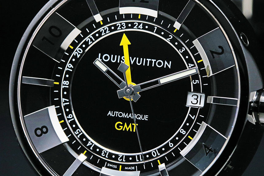 Magnificent Louis Vuitton GMT Tambour automatic with reference