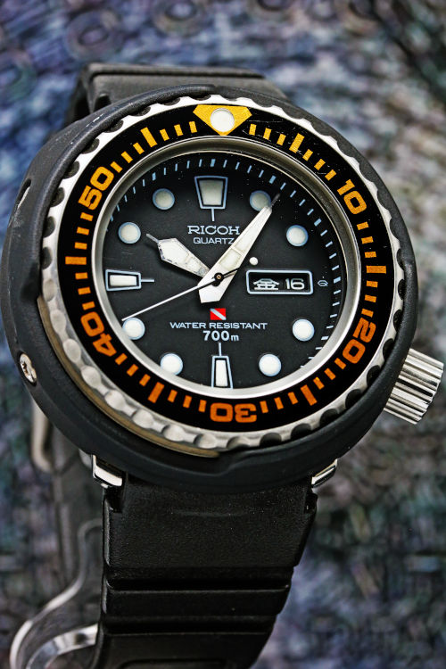 リコー ダイバー 700m 外胴 ツナ缶 京都屋は動かない時計も買い取ります ！