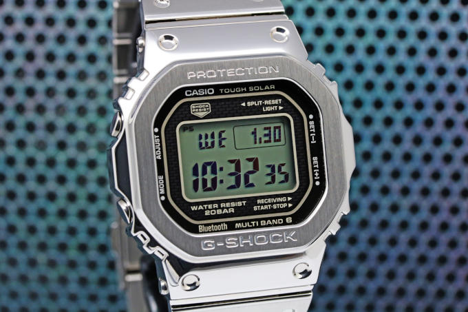 【大阪高裁】G-SHOCK フルメタル 35周年 GMW-B5000D-1JF シルバー 腕時計(デジタル)