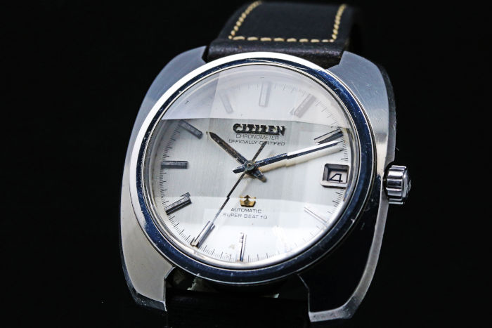 23,275円CITIZEN メンズ腕時計　自動巻　スーパービート10 レオパール　ハイネス