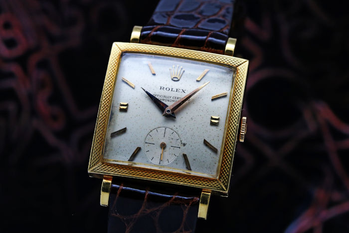 Rolex Yellow Gold Square Ref.9574 Cal.1200