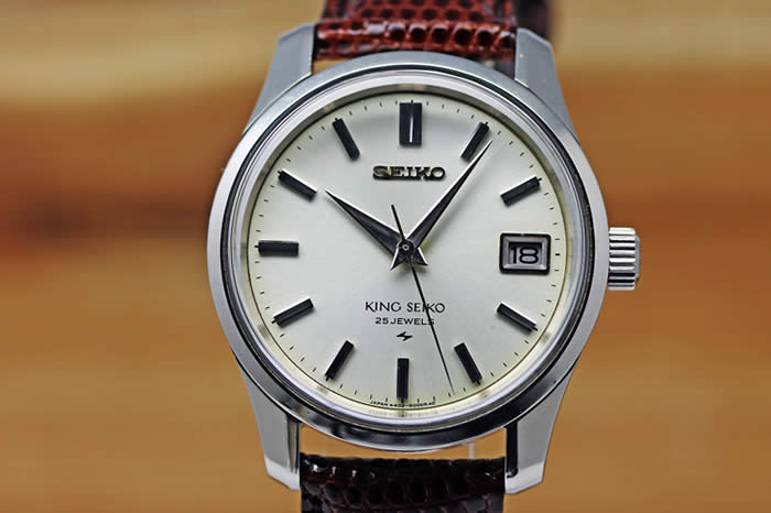 セイコー SEIKO 4402-8000 キングセイコー デイト 手巻き メンズ _757777