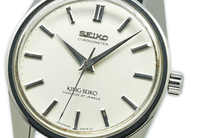 セイコー SEIKO 4420-9990 キングセイコー クロノメーター 手巻き メンズ _770135