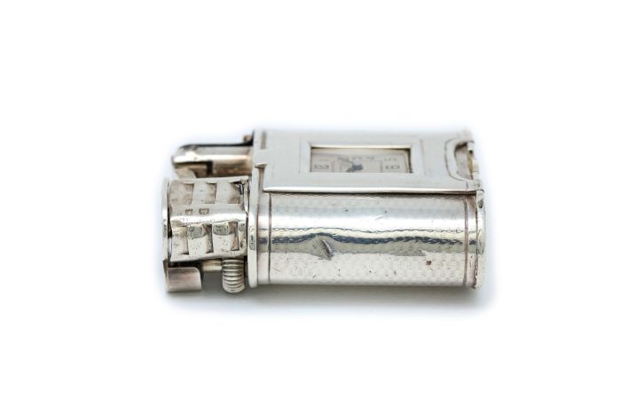 ダンヒル ユニーク 銀無垢 ウォッチライター 1928年製 スターリングシルバー 手巻き オーバーホール済み