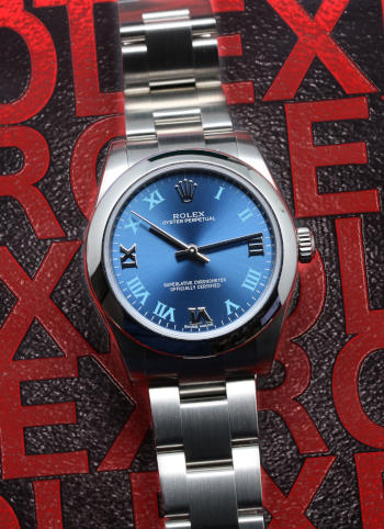 Rolex Oyster Perpetual 31 Blue Roman 177200