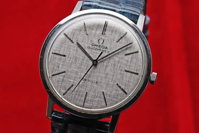 時計美品 2903 OMEGA オメガ デヴィル アナログ腕時計 シルバーブラック