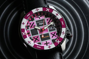 Seiko 5 Sports Jojo's Bizarre Adventure Golden Wind Collaboration Trish Una 5-Part SBSA033